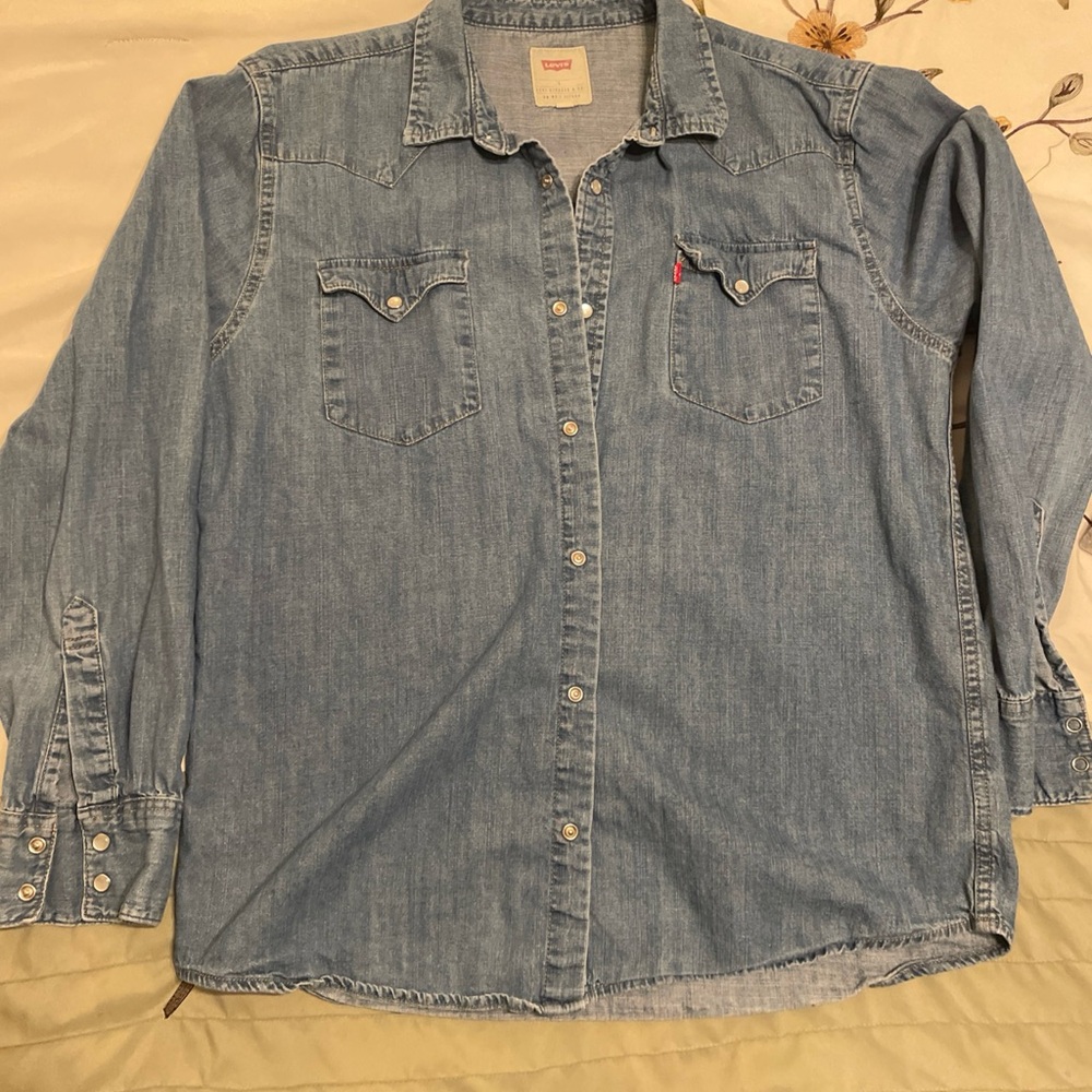 Levi's Classic Blue Denim Shirt